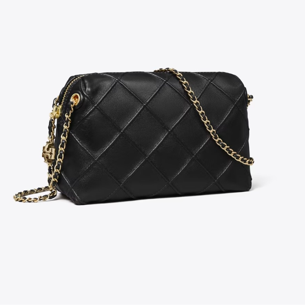 Tory Burch Fleming Small Crossbody Bag Black
